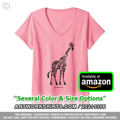Stand Tall and Naturally Pretty Giraffe (on Amazon)